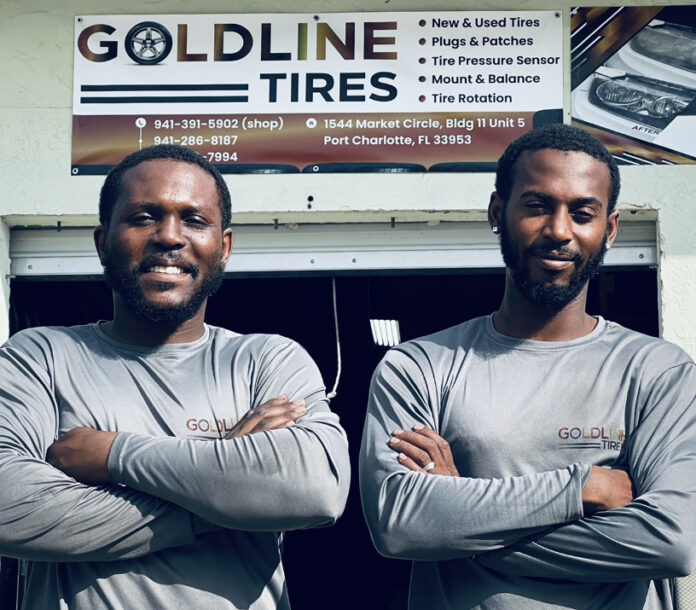 The Facey Brothers at Goldline Tires were awarded the 
