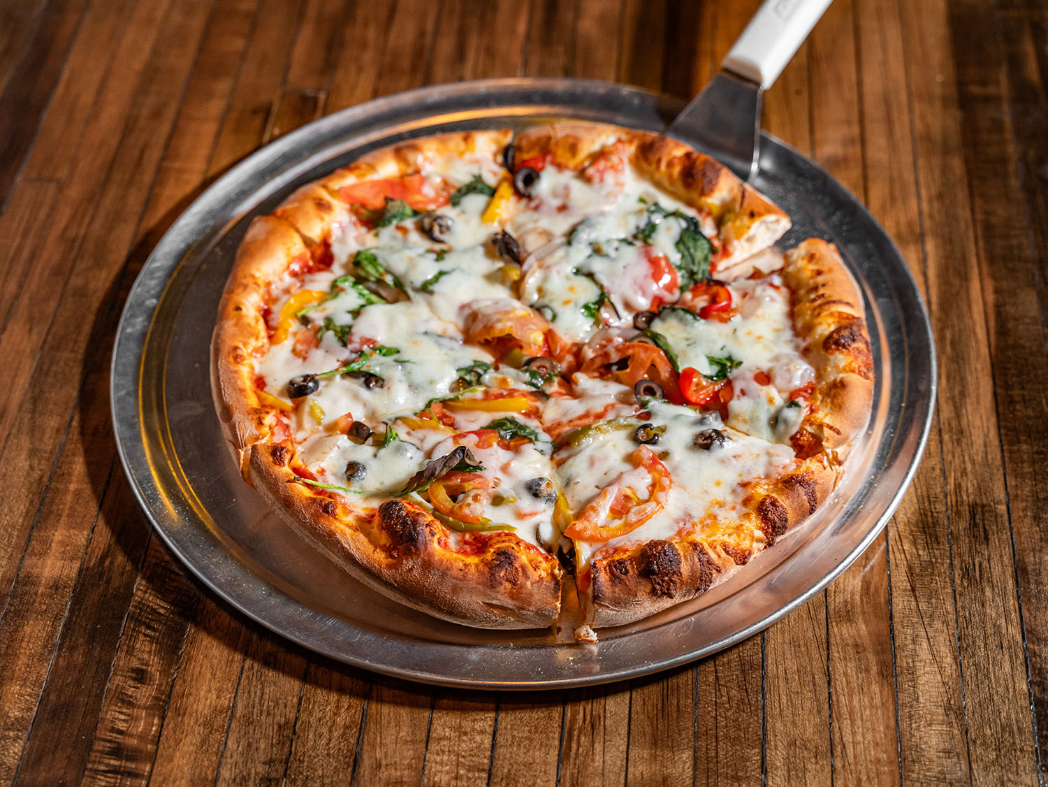 Life & News awarded "Best Pizza in Denver" 2024 to Corner House Pizza Pasta Bar and this is their Torrey Pizza