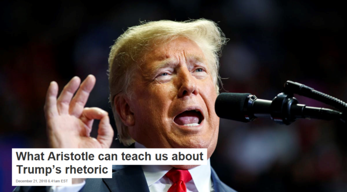 What Aristotle can teach us about Trump’s rhetoric