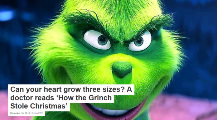 Can your heart grow three sizes? A doctor reads ‘How the Grinch Stole Christmas’