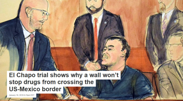 El Chapo trial shows why a wall won’t stop drugs from crossing the US-Mexico border