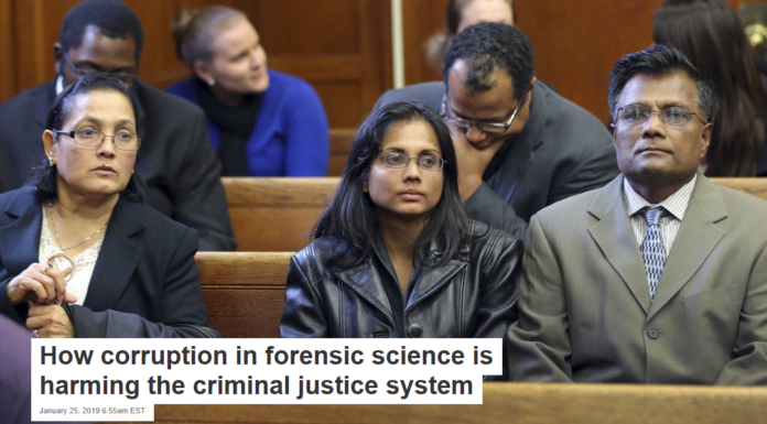 How corruption in forensic science is harming the criminal justice system