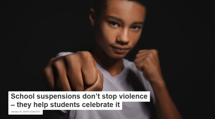 School suspensions don’t stop violence – they help students celebrate it