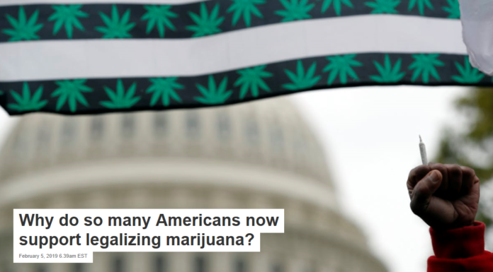 Why do so many Americans now support legalizing marijuana?