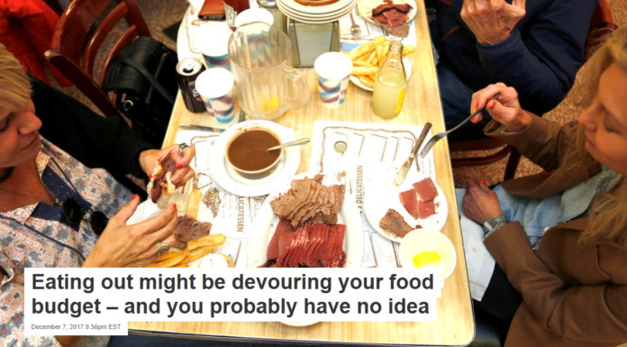 Eating out might be devouring your food budget – and you probably have no idea