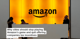 Why cities should stop playing Amazon’s game and quit offering companies tax incentives