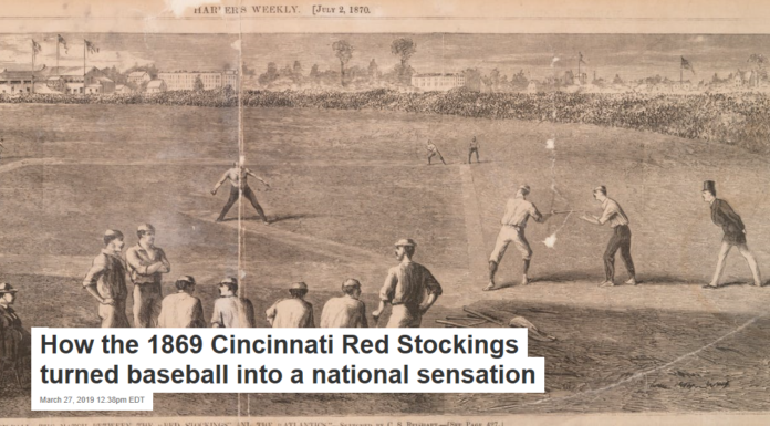 How the 1869 Cincinnati Red Stockings turned baseball into a national sensation