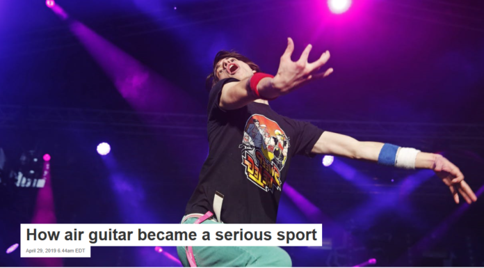 How air guitar became a serious sport