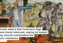 Activists want a San Francisco high school mural removed, saying its impact today should overshadow the artist’s intentions