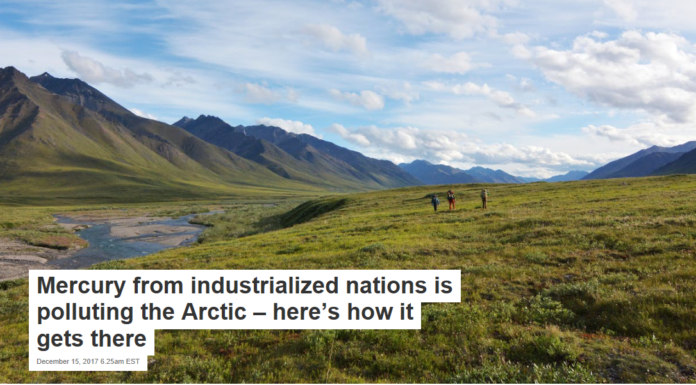Mercury from industrialized nations is polluting the Arctic – here’s how it gets there