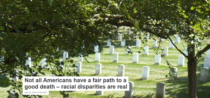 Not everyone has a chance to die in peace and dignity.