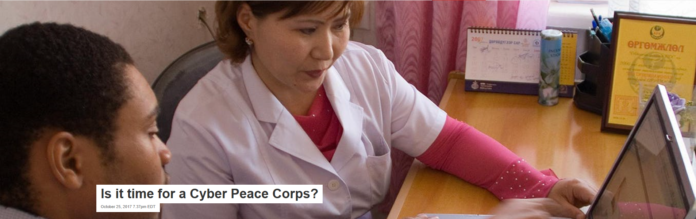 Some Peace Corps volunteers already provide computer assistance and instruction. Peace Corps