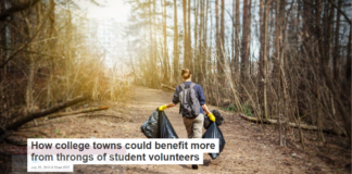 How college towns could benefit more from throngs of student volunteers