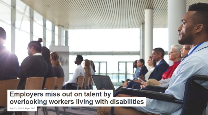 Employers miss out on talent by overlooking workers living with disabilities