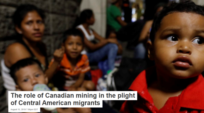 The role of Canadian mining in the plight of Central American migrants