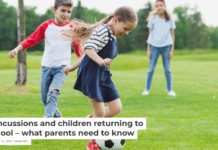Concussions and children returning to school – what parents need to know