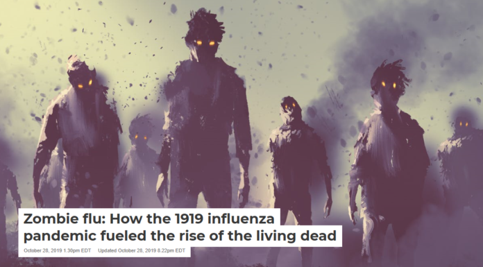 Zombie flu: How the 1919 influenza pandemic fueled the rise of the living dead