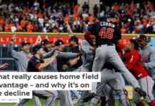 What really causes home field advantage – and why it’s on the decline