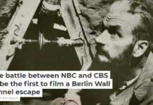 The battle between NBC and CBS to be the first to film a Berlin Wall tunnel escape