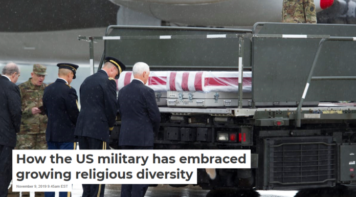 How the US military has embraced growing religious diversity