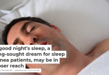 A good night’s sleep, a long-sought dream for sleep apnea patients, may be in closer reach
