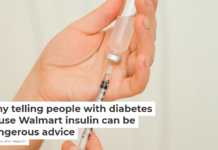 Why telling people with diabetes to use Walmart insulin can be dangerous advice