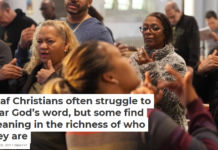 Deaf Christians often struggle to hear God’s word, but some find meaning in the richness of who they are