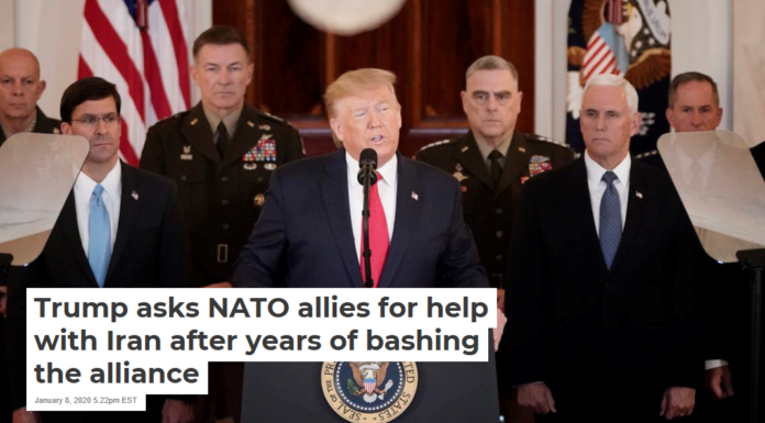 Trump asks NATO allies for help with Iran after years of bashing the alliance