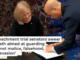 Impeachment trial senators swear an oath aimed at guarding ‘against malice, falsehood, and evasion’