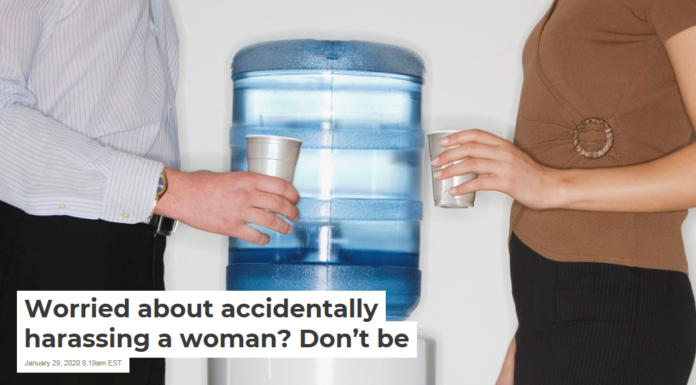 Worried about accidentally harassing a woman? Don’t be