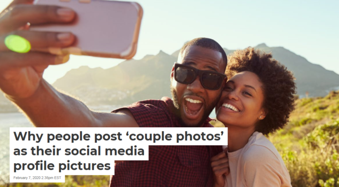 Why people post ‘couple photos’ as their social media profile pictures