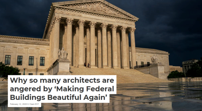 Why so many architects are angered by ‘Making Federal Buildings Beautiful Again’