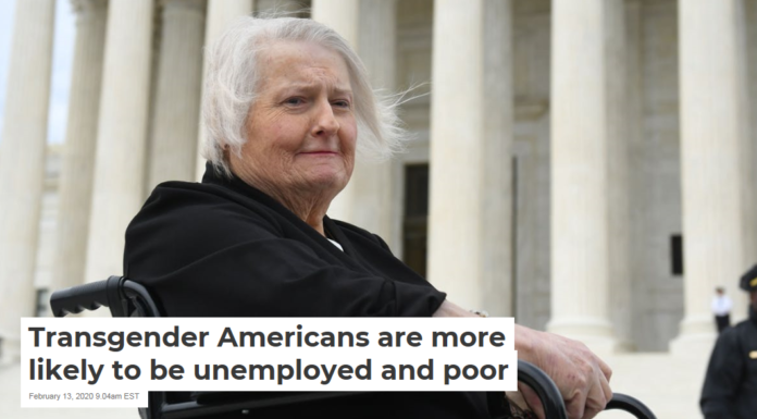 Transgender Americans are more likely to be unemployed and poor