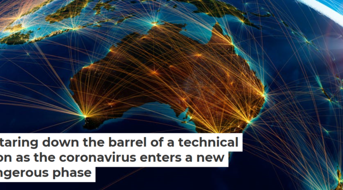 We’re staring down the barrel of a technical recession as the coronavirus enters a new and dangerous phase