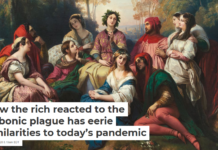 How the rich reacted to the bubonic plague has eerie similarities to today’s pandemic
