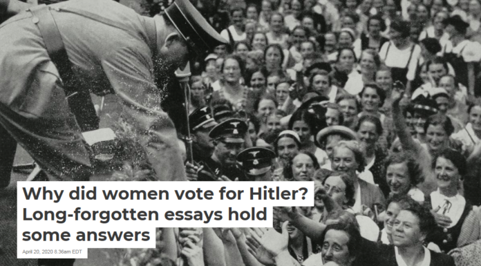 Why did women vote for Hitler? Long-forgotten essays hold some answers