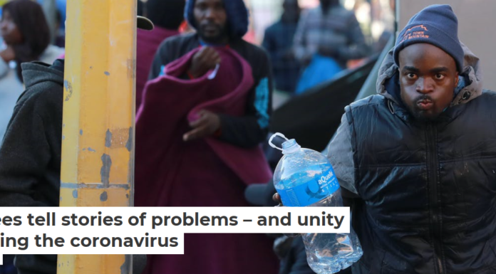 Refugees tell stories of problems – and unity – in facing the coronavirus