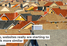 Yes, websites really are starting to look more similar