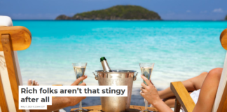 Rich folks aren’t that stingy after all