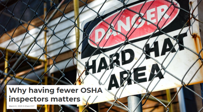 Why having fewer OSHA inspectors matters