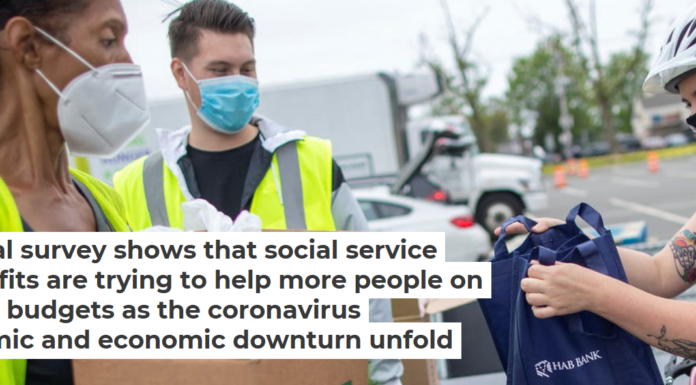 National survey shows that social service nonprofits are trying to help more people on smaller budgets as the coronavirus pandemic and economic downturn unfold