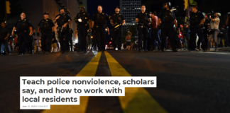Teach police nonviolence, scholars say, and how to work with local residents