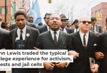 John Lewis traded the typical college experience for activism, arrests and jail cells