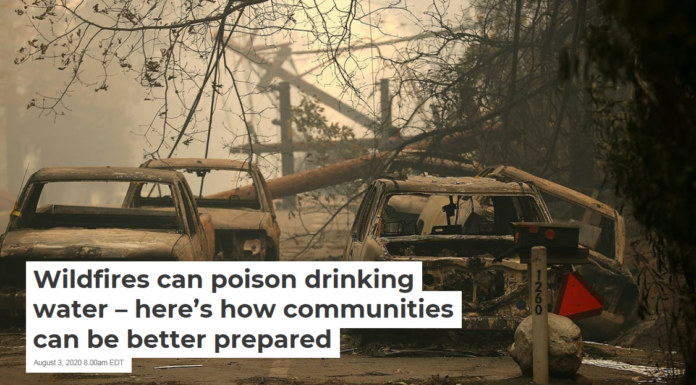Wildfires can poison drinking water – here’s how communities can be better prepared