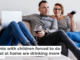 Parents with children forced to do school at home are drinking more