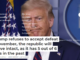 If Trump refuses to accept defeat in November, the republic will survive intact, as it has 5 out of 6 times in the past