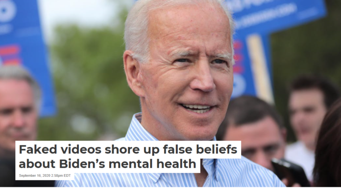 Faked videos shore up false beliefs about Biden’s mental health