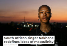 South African singer Nakhane redefines ideas of masculinity