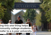 Doing this one thing helps community college students transfer to a 4-year university