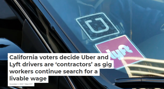 Proposition 22 reverses a 2019 state law. AP Photo/Richard Vogel